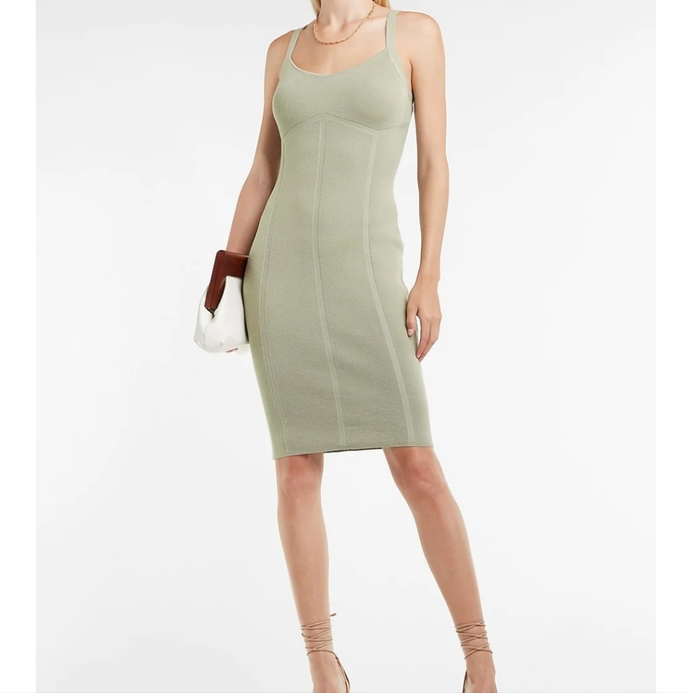 Express Sleeveless Sweater Midi Dress
